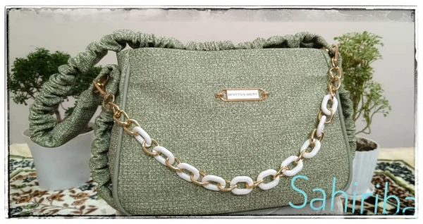 Premium Shoulder Hand Bag green